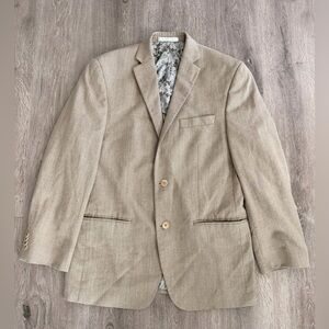 Michael Kors Light Tan Two-Button Sport Coat Blazer